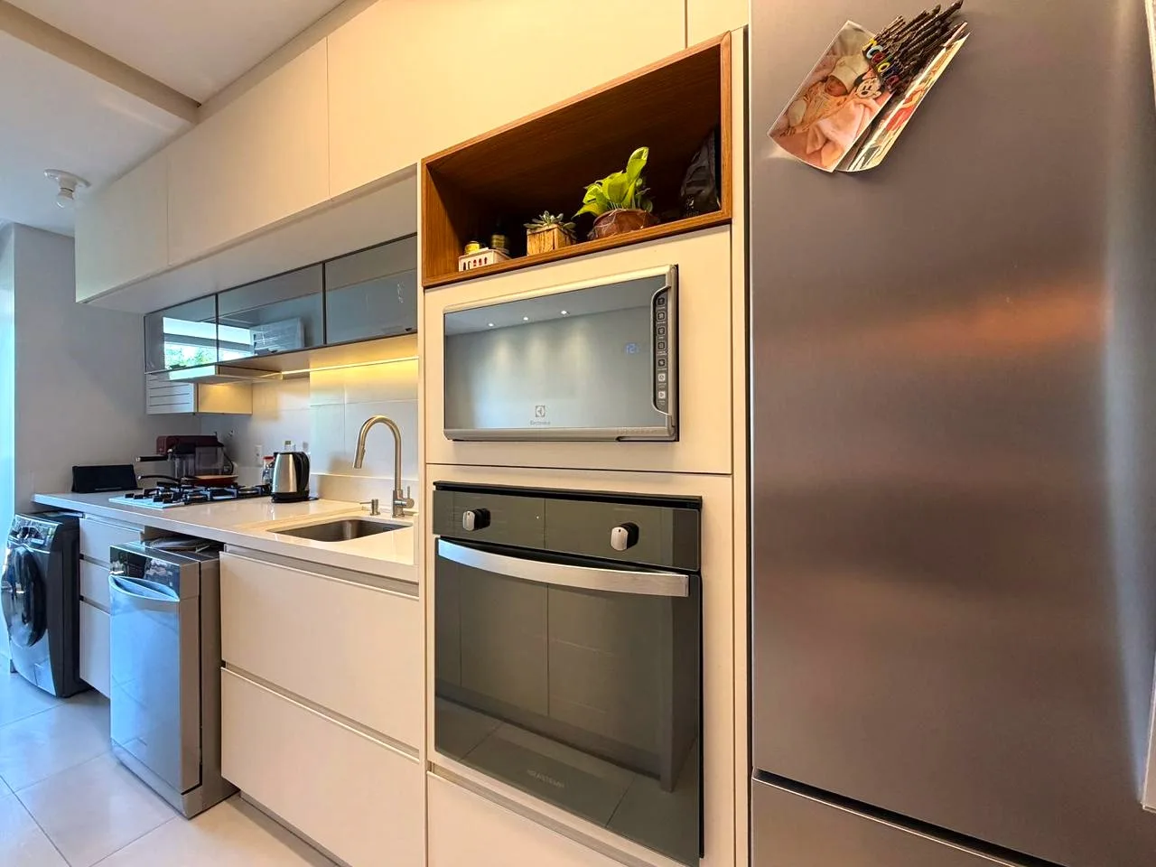 Apartamento 3 quartos (1 ste), sacada com churrasqueira, mobiiado, 1 VG, Pagani, Palhoça, SC — foto 2